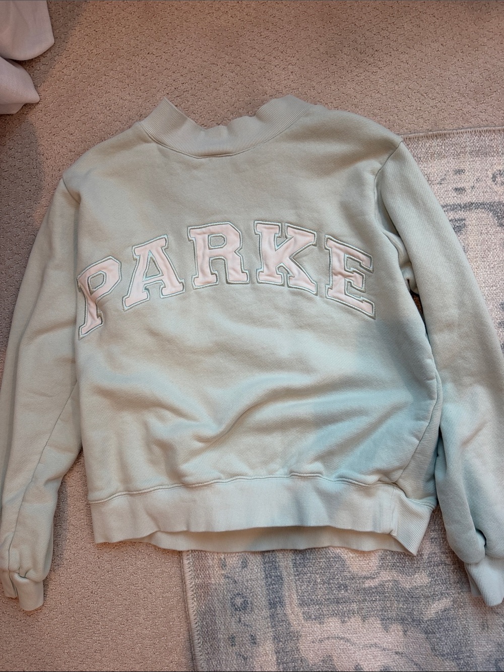 Parke Mint Green Crewneck Sweatshirt